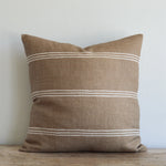 Henry Pillow, Bleached Oak, 22" x 22"