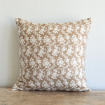 Mia Pillow, Bleached Oak, 22" x 22"