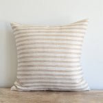 Waverly Pillow, Bleached Oak, 22" x 22"
