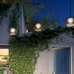 Garota Catenary Outdoor Lights, Brown Shade