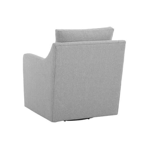 Brianna Swivel Lounge Chair, Dove
