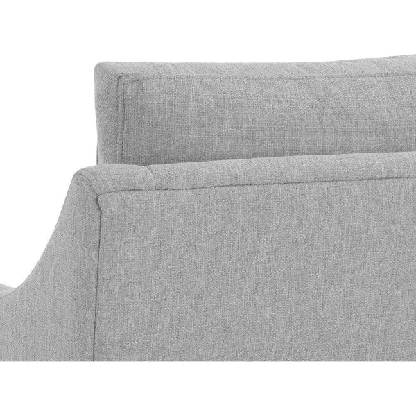 Brianna Swivel Lounge Chair, Dove