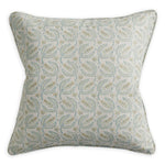 Broccato Cenote Linen Cushion, 20" x 20"