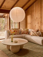 Rosemary Tan Lumbar Pillow, 16" x 24"