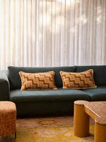Rosemary Tan Lumbar Pillow, 16" x 24"
