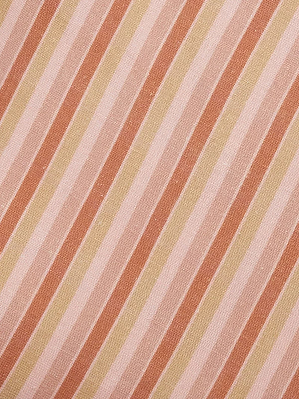 Garden Stripe Pink Pillow, 24" x 24"