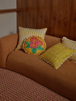 Martine Yellow Pillow, 20" x 20"