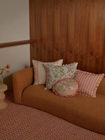 Club Stripe Pearl Pillow, 24" x 24"
