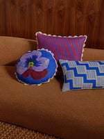 Rosemary Blue Lumbar Pillow, 16" x 24"
