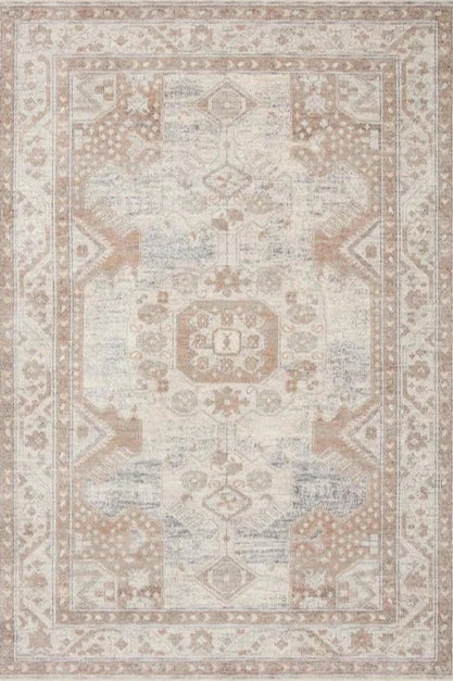 Carlisle-01 MH Ivory / Taupe, Magnolia Home by Joanna Gaines × Loloi