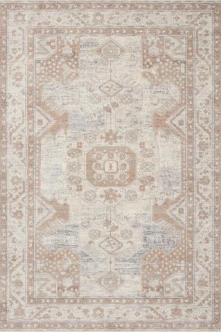 Carlisle-01 MH Ivory / Taupe, Magnolia Home by Joanna Gaines × Loloi