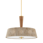 George Abaca Pendant, 30"Dia