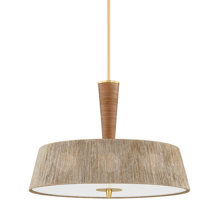 George Abaca Pendant, 30"Dia