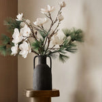 Faux Pine Needle Stem with Pinecones, 38"