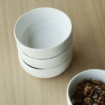 Speckled White Cereal Bowls, Set of 4