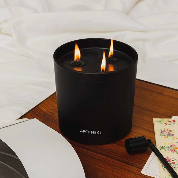 Charcoal 3-Wick Candle, 26 oz