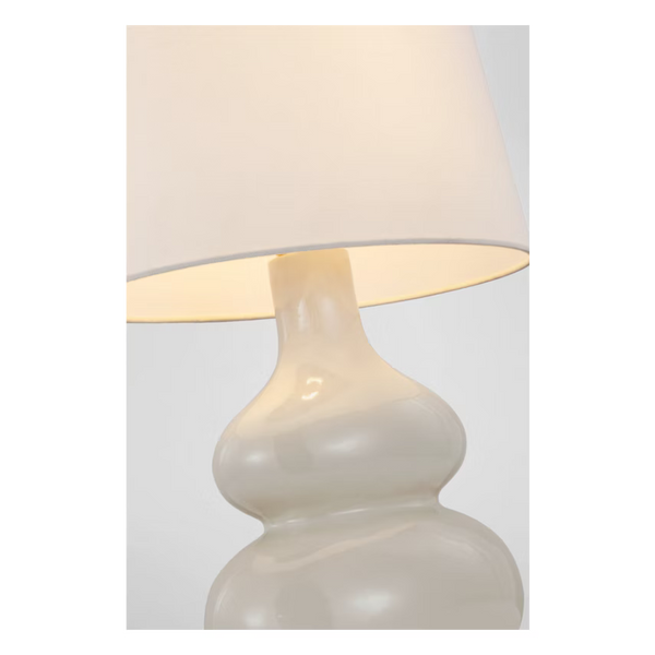 Lismore Medium Table Lamp, Ivory