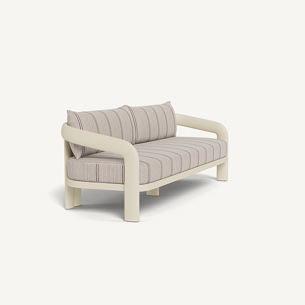 Chloe 3 Seater Sofa - Aluminum Bone / Bateau Cocoon, 96"W