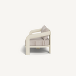 Chloe 3 Seater Sofa - Aluminum Bone / Bateau Cocoon, 96"W