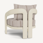 Chloe Lounge Chair - Aluminum Bone / Bateau Cocoon, 31.5"W