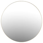 Bellvue Round Mirror, Polished Brass, 47.25"W