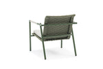 Billie Occasional Chair, Green Aluminum / Green Strap