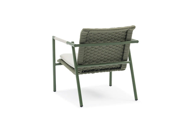 Billie Occasional Chair, Green Aluminum / Green Strap