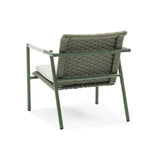 Billie Occasional Chair, Green Aluminum / Green Strap