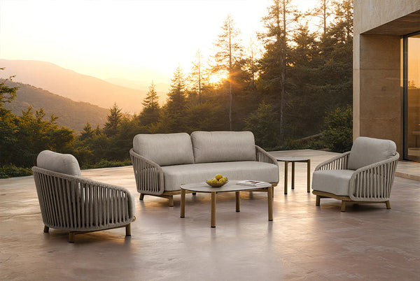 Lounge Delight Accent Chair, Oak/Oyster