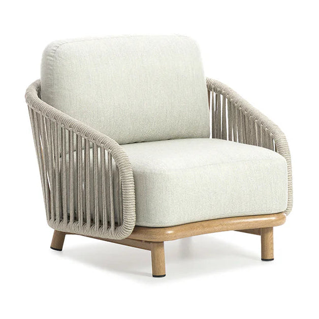 Lounge Delight Accent Chair, Oak/Oyster