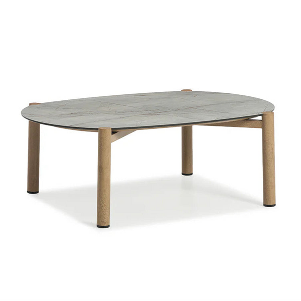 Lounge Delight Coffee Table, Oak , 42"W x 29"D