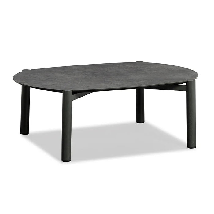 Delight Coffee Table, Ebony/Anthracite, 42"W x 29"D