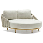 Lounge Delight Double Daybed, Oak/Oyster, 66"W
