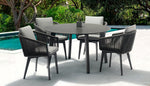 Diva Anthracite Dining Chair, Granite