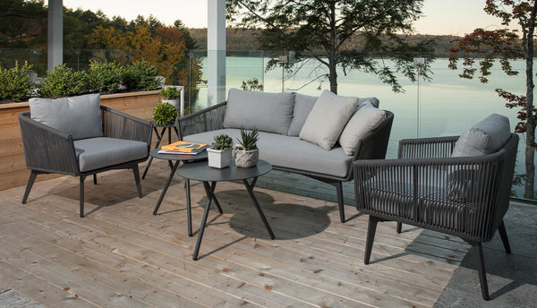 Diva Anthracite Sofa, Granite