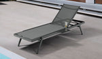 Diva Anthracite Aluminium Lounger, Graphite