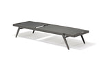 Diva Anthracite Aluminium Lounger, Graphite