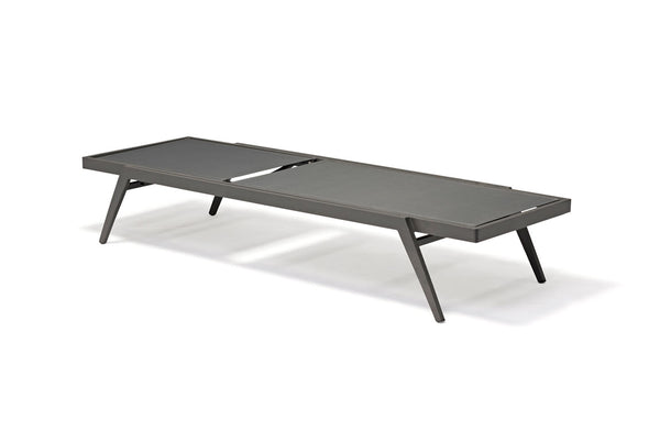 Diva Anthracite Aluminium Lounger, Graphite