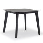 Diva Anthracite Square Dining Table, Dark Grey, 36" x 36" x 30"H