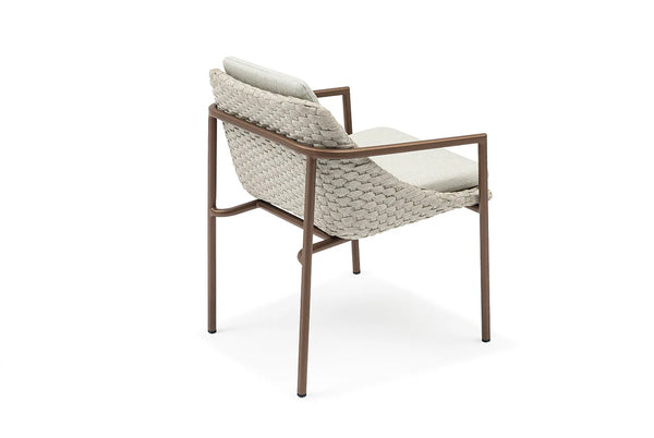 Enjoy Dining Chair, Bronze Aluminum