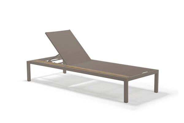 Oasis Chaise Lounge, Taupe