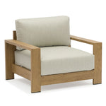 Sky Oak Aluminum Occasional Chair, Oyster