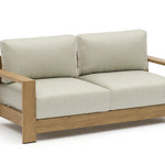 Sky Oak Aluminum Sofa, Oyster, 85"