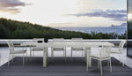 Together Extendable Dining Table - Light Grey, 79-118"L x 38"W
