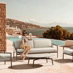 Enjoy Occasional Arm Chair, Bronze Aluminum