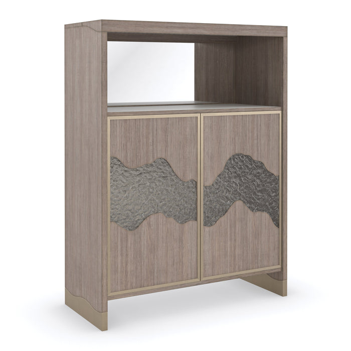 Glow With The Flow Bar Cabinet, 42"W x 18"D x 56"H