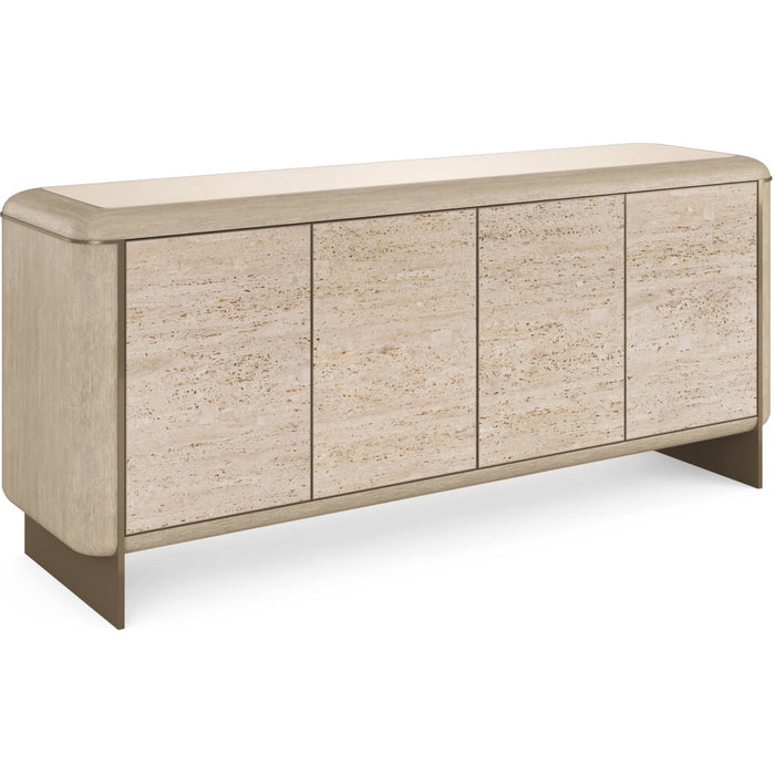 Mojave Travertine Buffet, 73.75"W x 20.25"D x 32"H