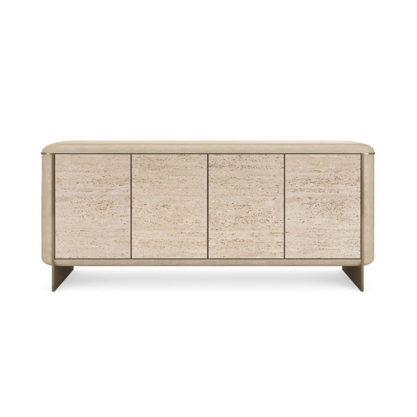 Mojave Travertine Buffet, 73.75"W x 20.25"D x 32"H