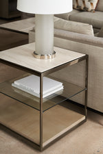 Quadrant Side Table, 22"W x 24"D x 24"H