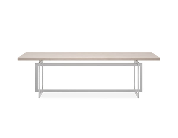 Wish You Were Here Travertine Dining Table, 100"W x 44"D